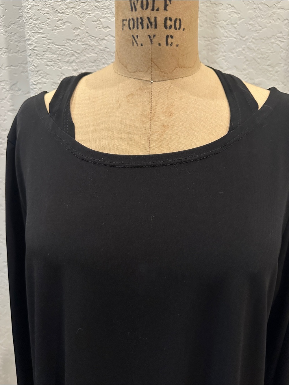 Clara Sun Woo Black Knit Tunic Top - Picture 2 of 6